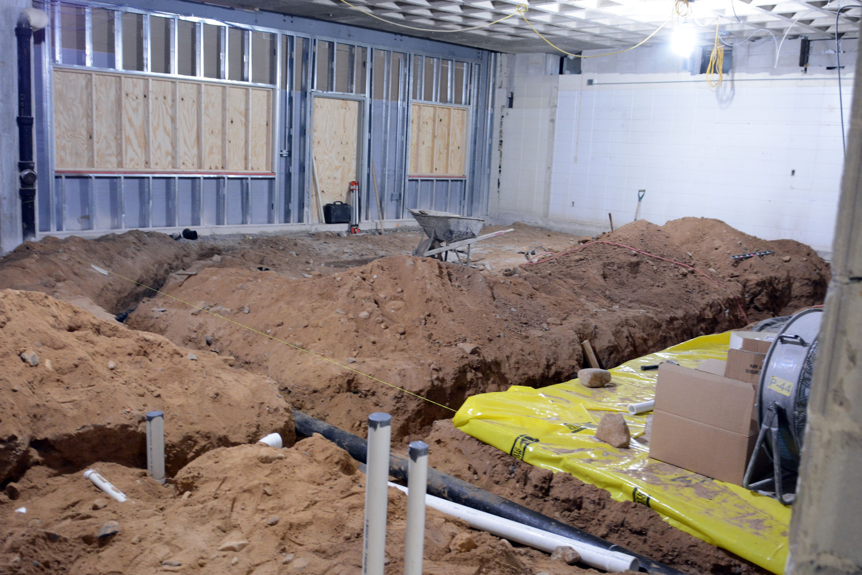 Baraboo school construction tour May 3, 2021